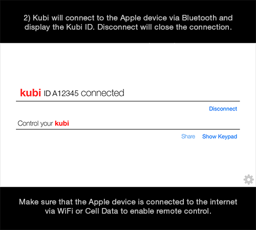 Kubi Connect App for iPad / iPhone screen 2